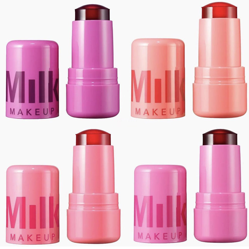 Cheek Lip Tinted Moistured Blush Stick Eyes Cheek Lip Brighten Cream Water Jelly Tint Stick Matte Contour Makeup